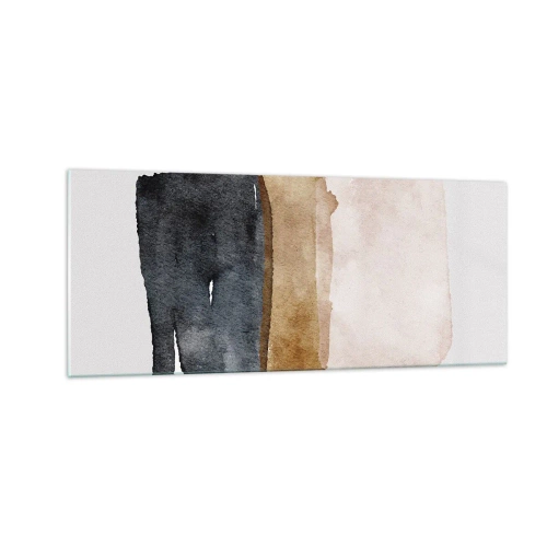 Glass picture - Composition of the Colours of the Soil - 100x40 cm