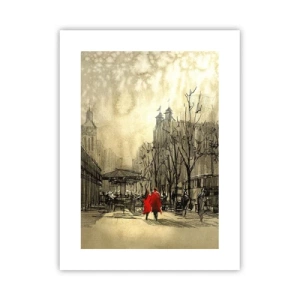Poster - A Date in London Fog - 30x40 cm