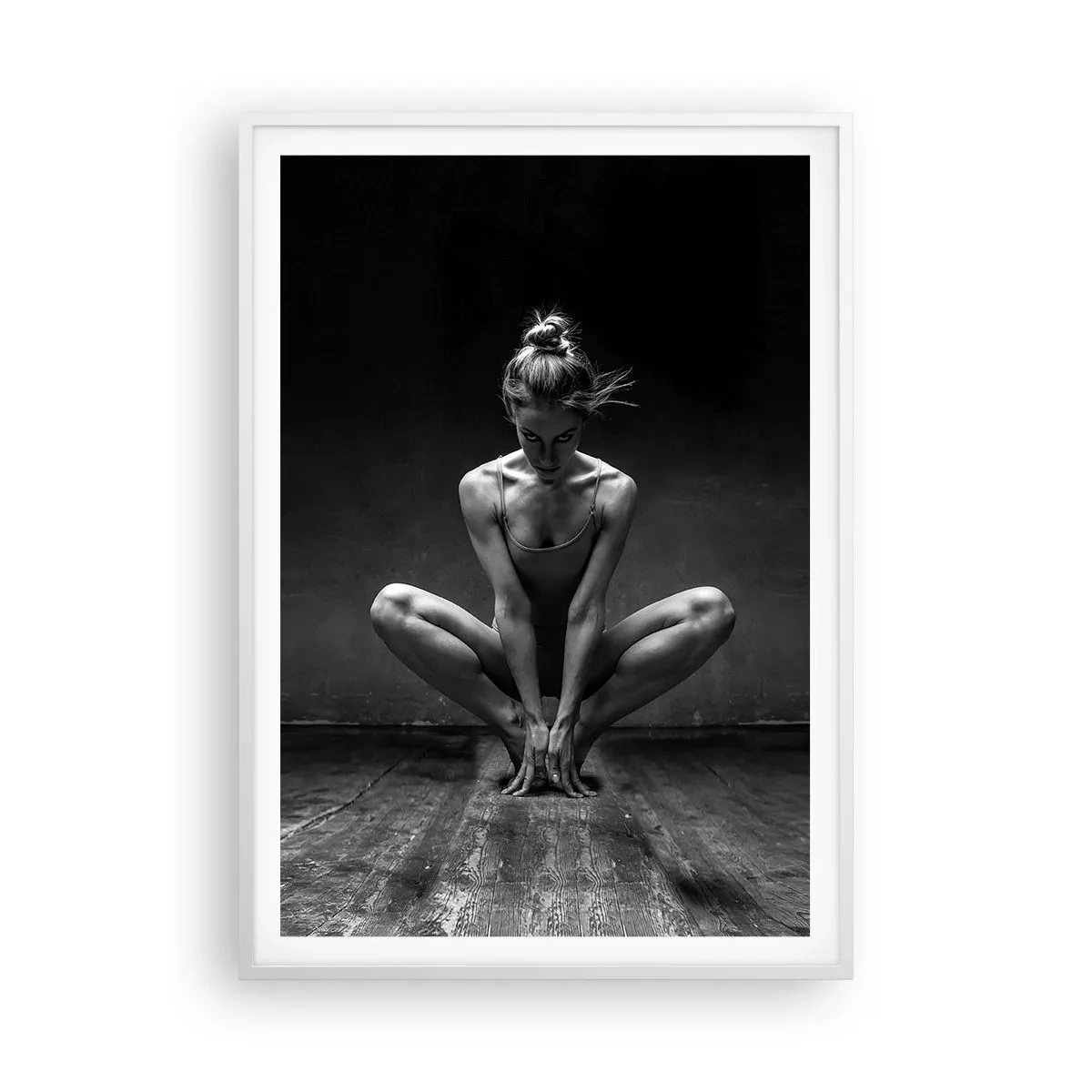 Poster in white frmae - Concentration of Dancing Energy - 70x100 cm