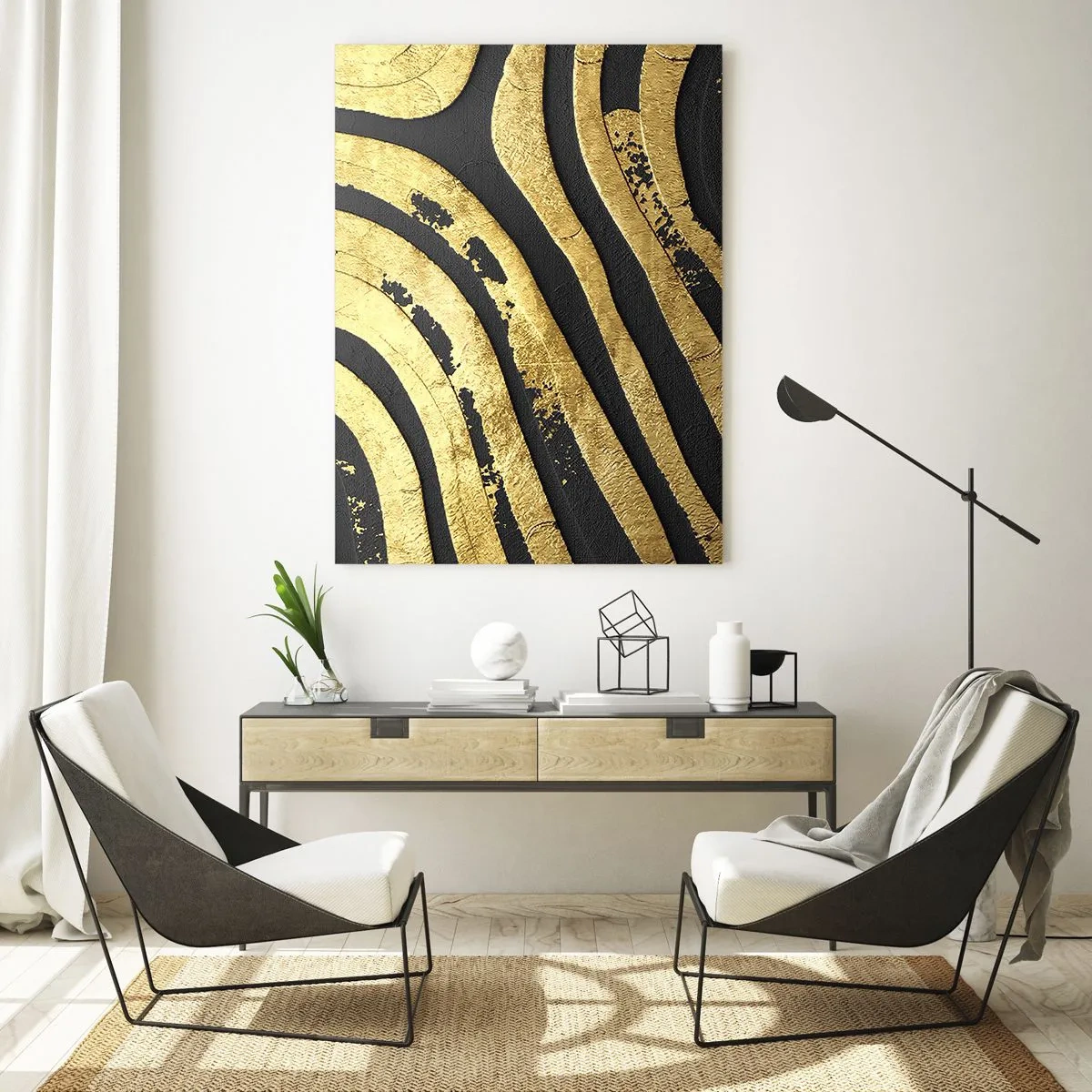 Glass picture - Everything Flows - 50x70 cm