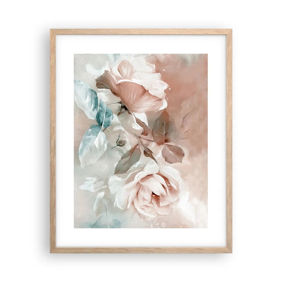 Poster in light oak frame - Spirit of Romaticism - 40x50 cm