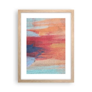 Poster in light oak frame - Washed Down by Rainbow - 30x40 cm