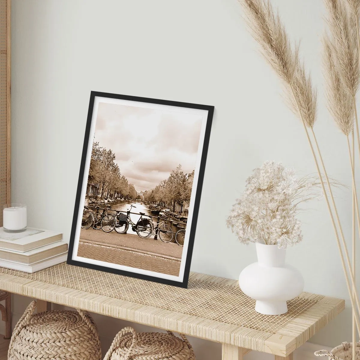 Poster in black frame - Dutch Atmosphere - 30x40 cm