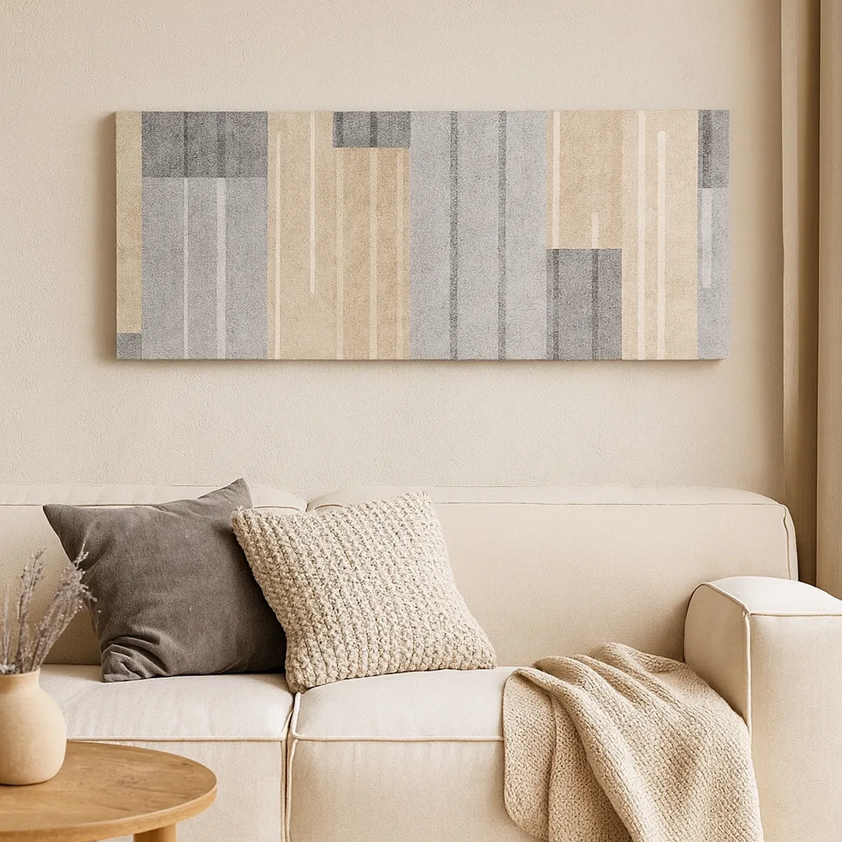 Canvas picture - Composition: Keep Upright - 30x30 cm