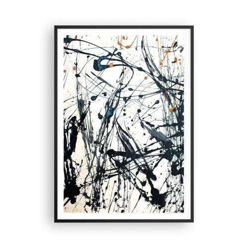 Poster in black frame - Expressionist Abstract - 70x100 cm