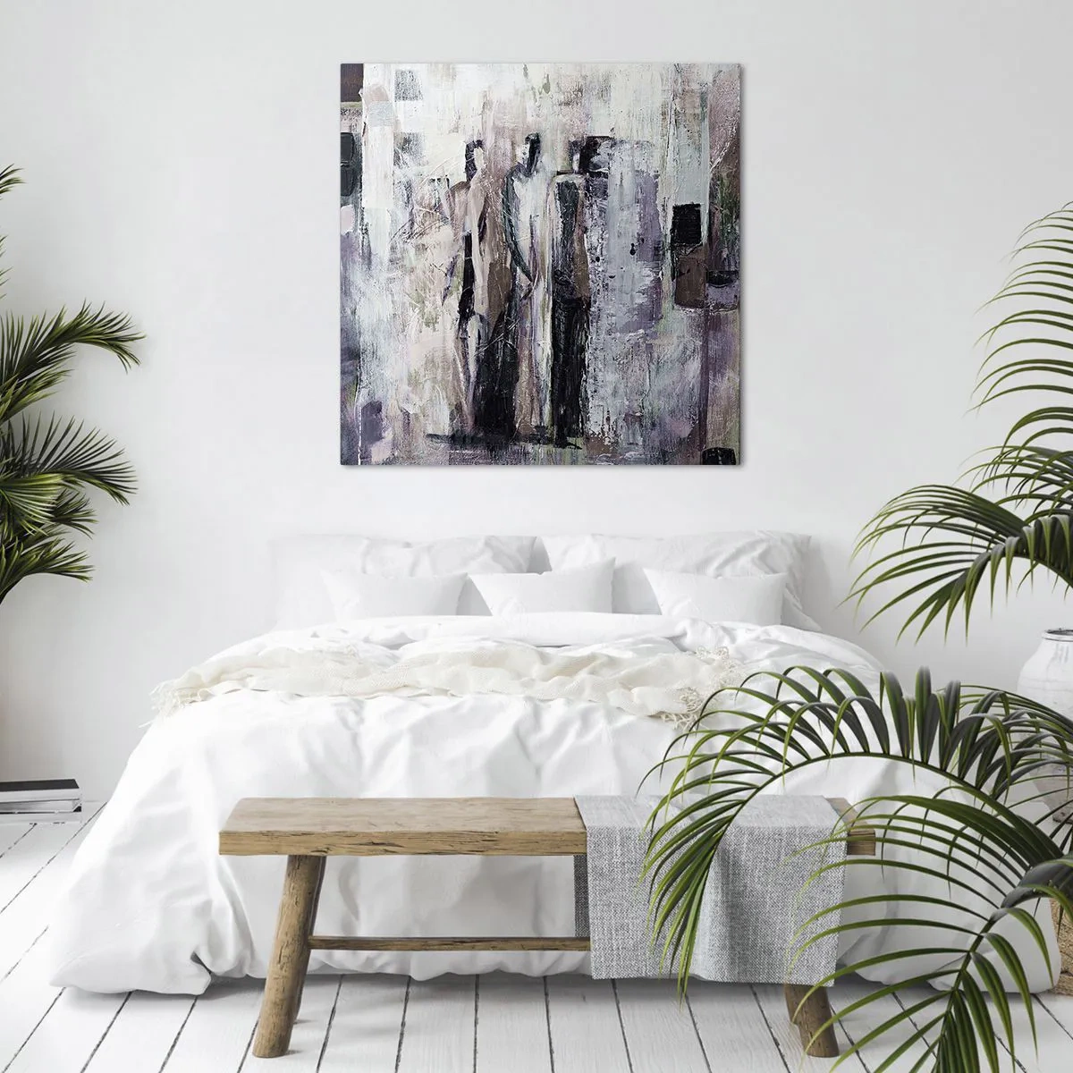 Canvas picture - Mysterious Trio - 40x40 cm