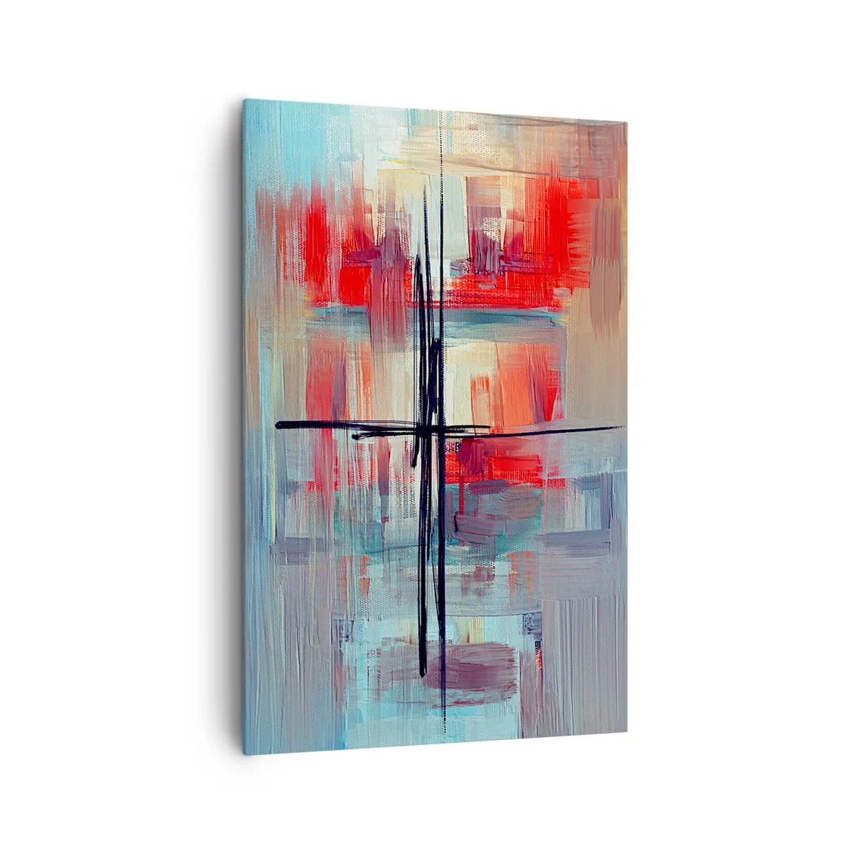 Canvas picture - Landscape in a foreign Dimension - 80x120 cm