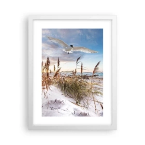 Poster in white frmae - Wind from the Sea - 30x40 cm