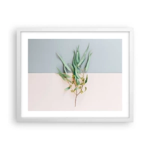 Poster in white frmae - Pastel Subtlety - 50x40 cm