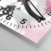 Clock face with numbers