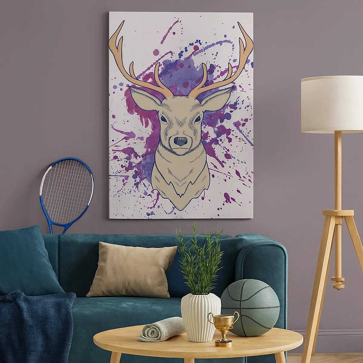 Canvas picture - Courage and Balance - 50x70 cm