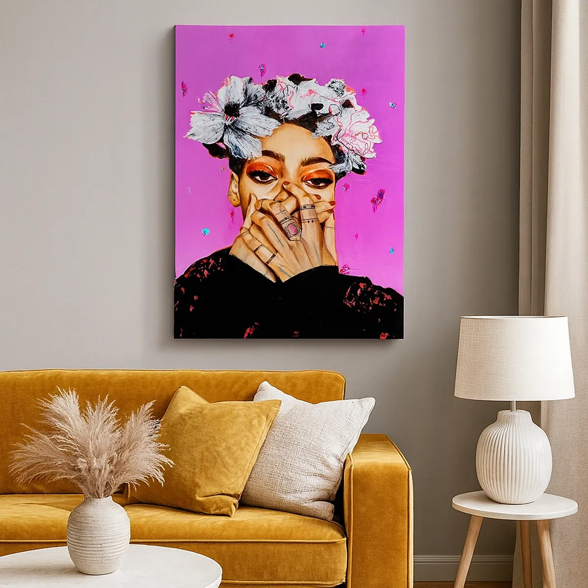 Canvas picture - A Bit Crazy - 50x70 cm