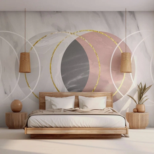 Custom Wallpaper Premium Canvas - Music of the Spheres - Abstraction, Piece, Districts