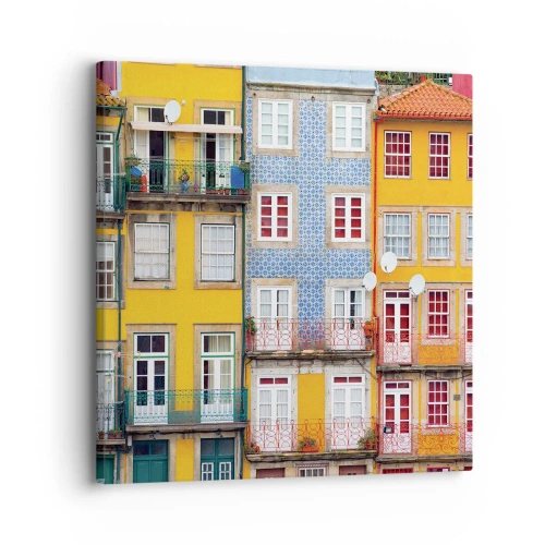 Canvas picture - Colours of Old Town - 30x30 cm