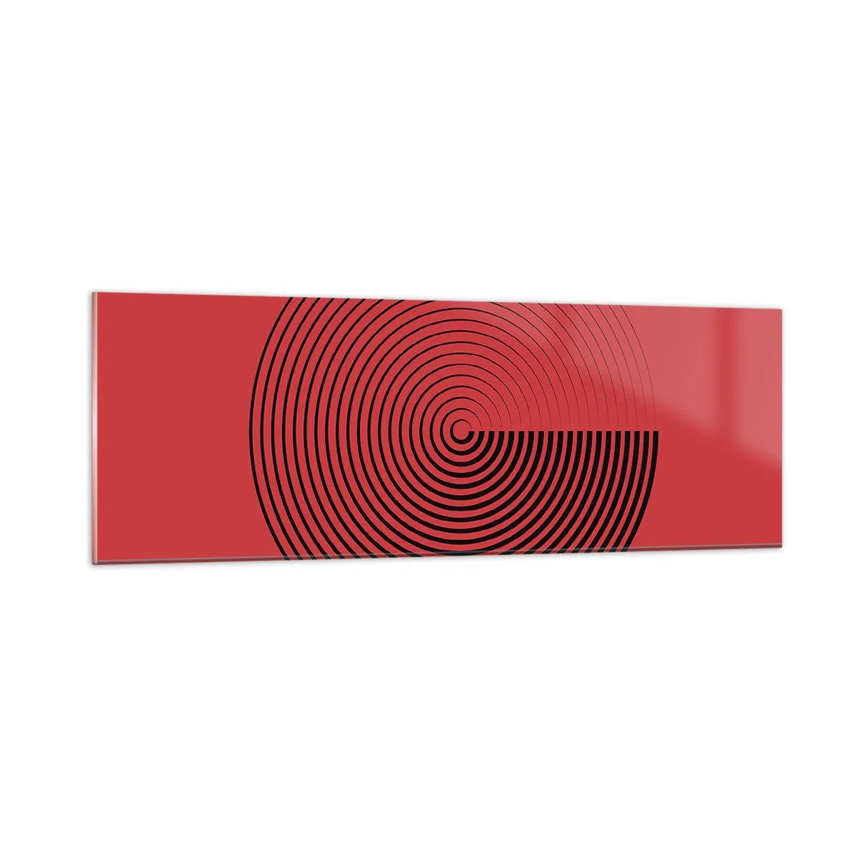 Glass picture - Circular Movement - 90x30 cm