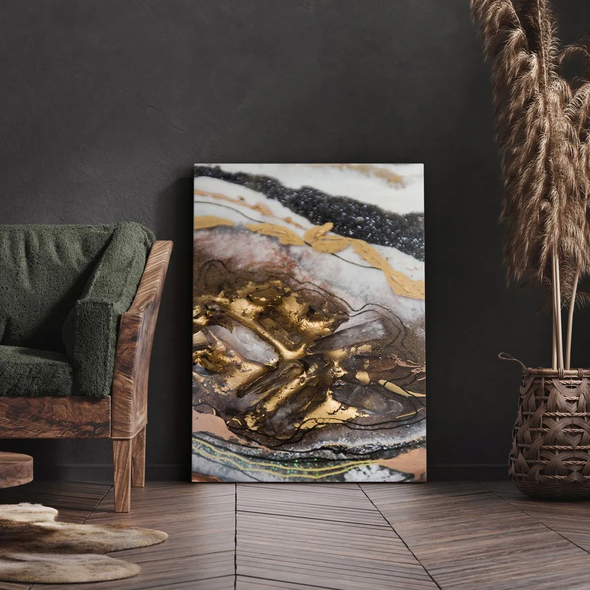 Canvas picture - Element of the Earth - 55x100 cm