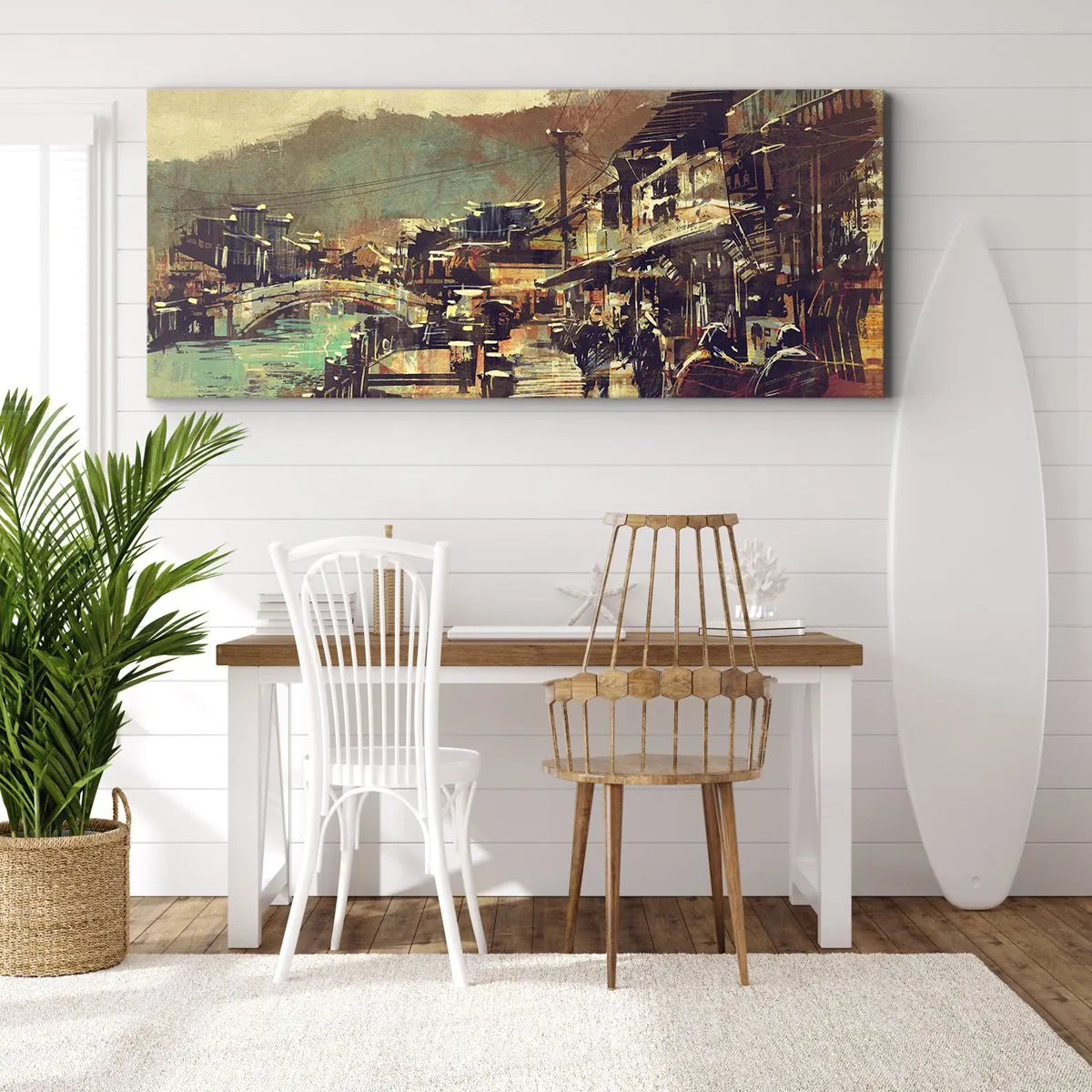 Canvas picture - Life As a Abundance of Greyness - 120x50 cm