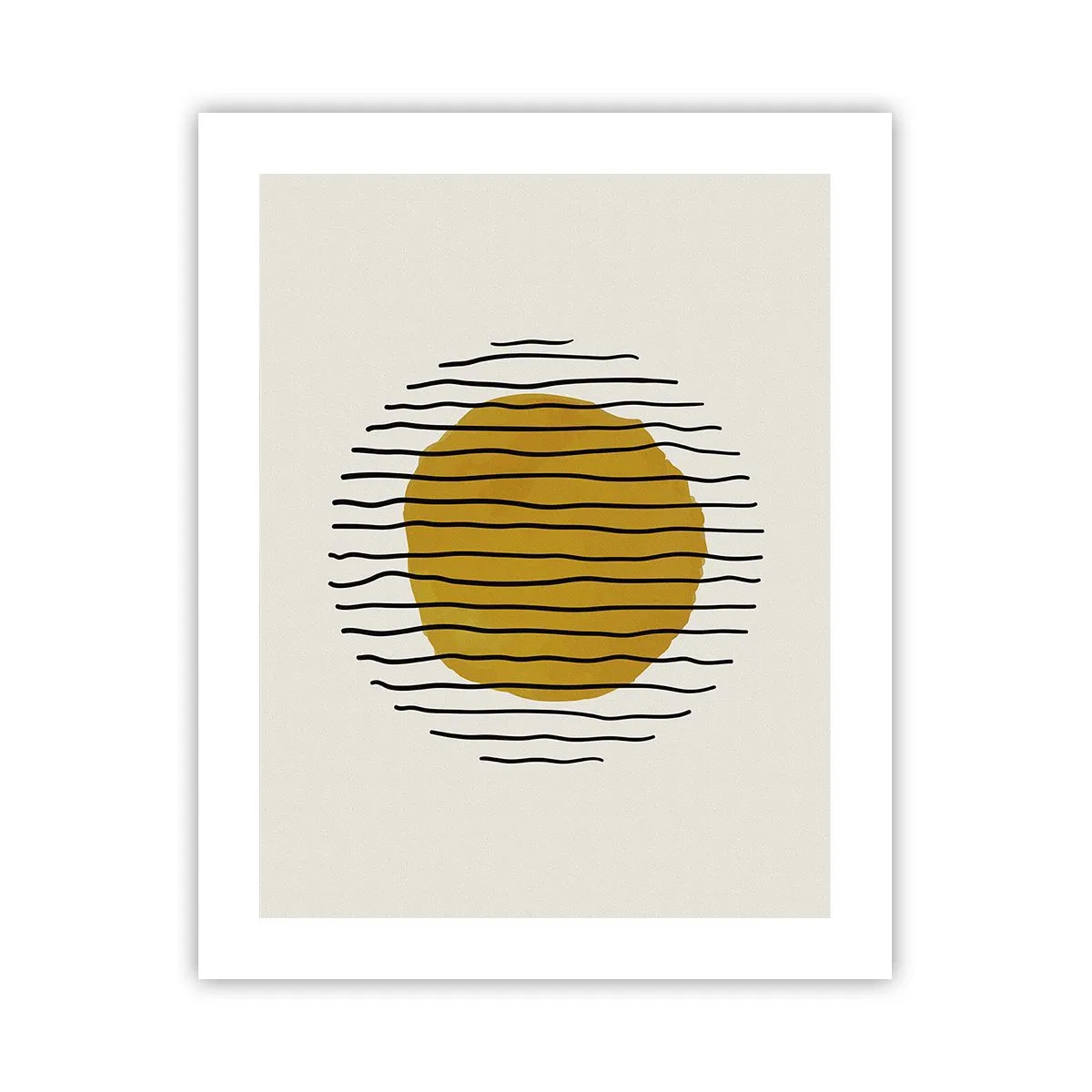 Poster - Abstract Shivering from Heat - 40x50 cm
