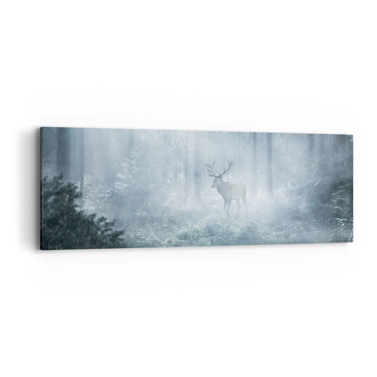 Canvas picture - Morning Round of the Estate - 90x30 cm