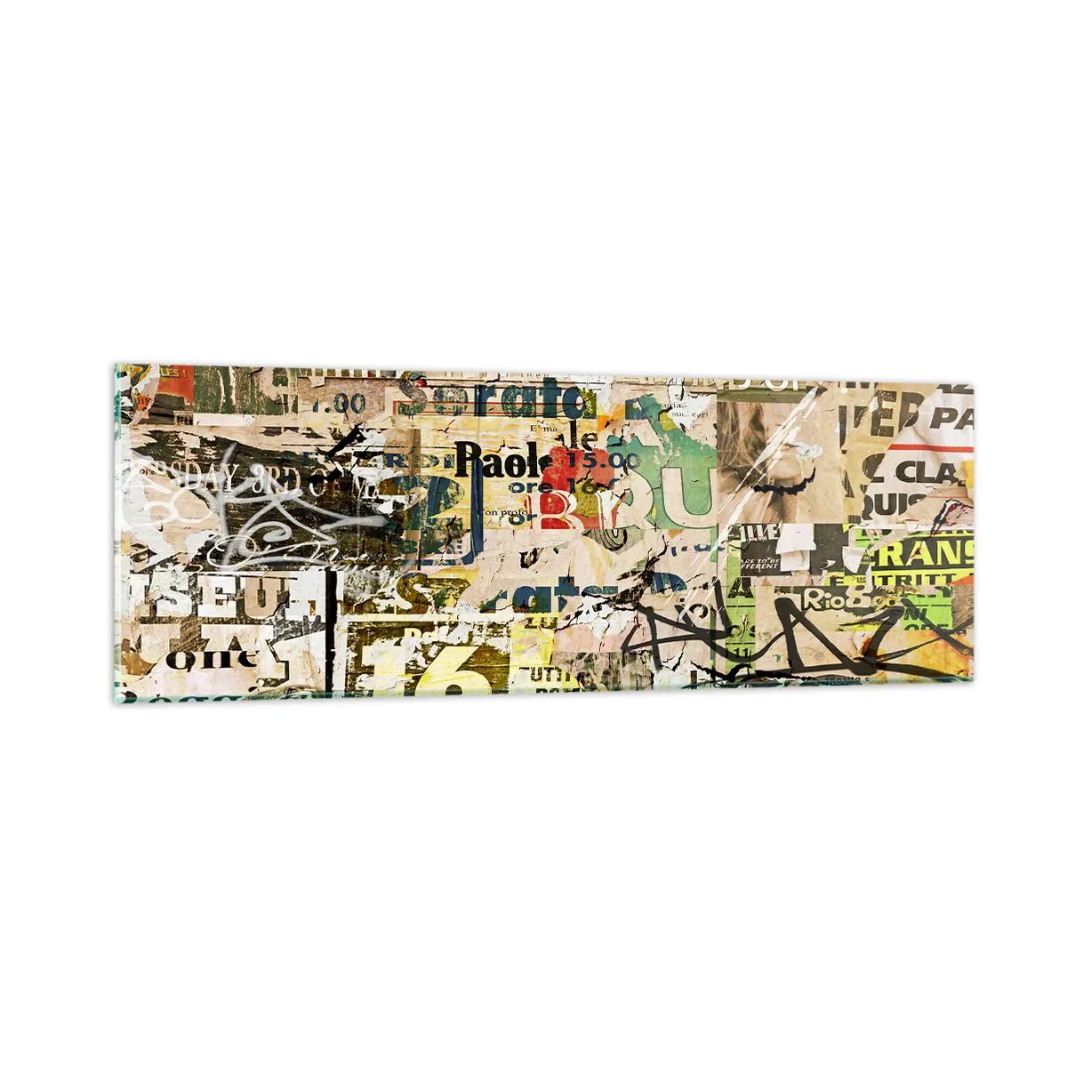 Glass picture - So Much Is Going on - 90x30 cm