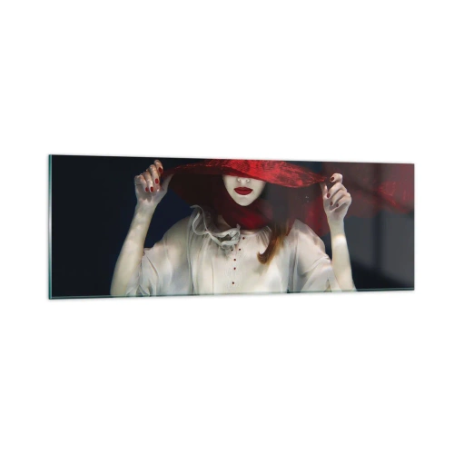 Glass picture - Mysterious Woman - 90x30 cm