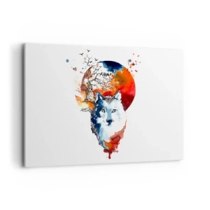 Canvas picture - Face to Face With the Night - 100x70 cm