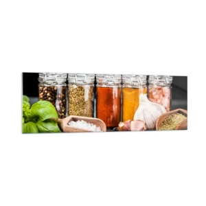 Glass picture - Spicing Up Life - 160x50 cm