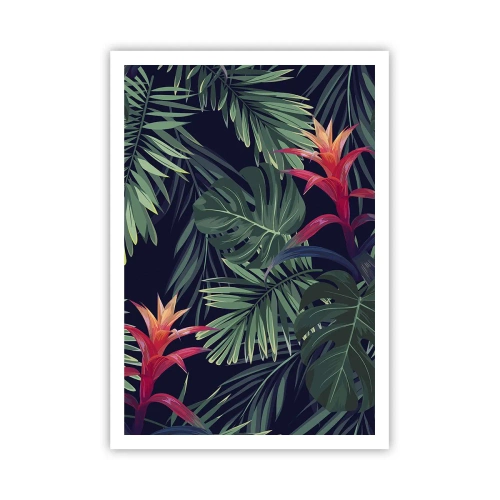 Poster - Burn in Green - 70x100 cm