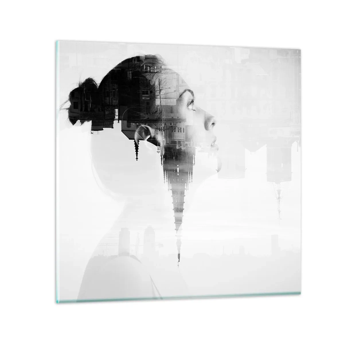 Glass picture - On Both Sides of a Glass - 40x40 cm