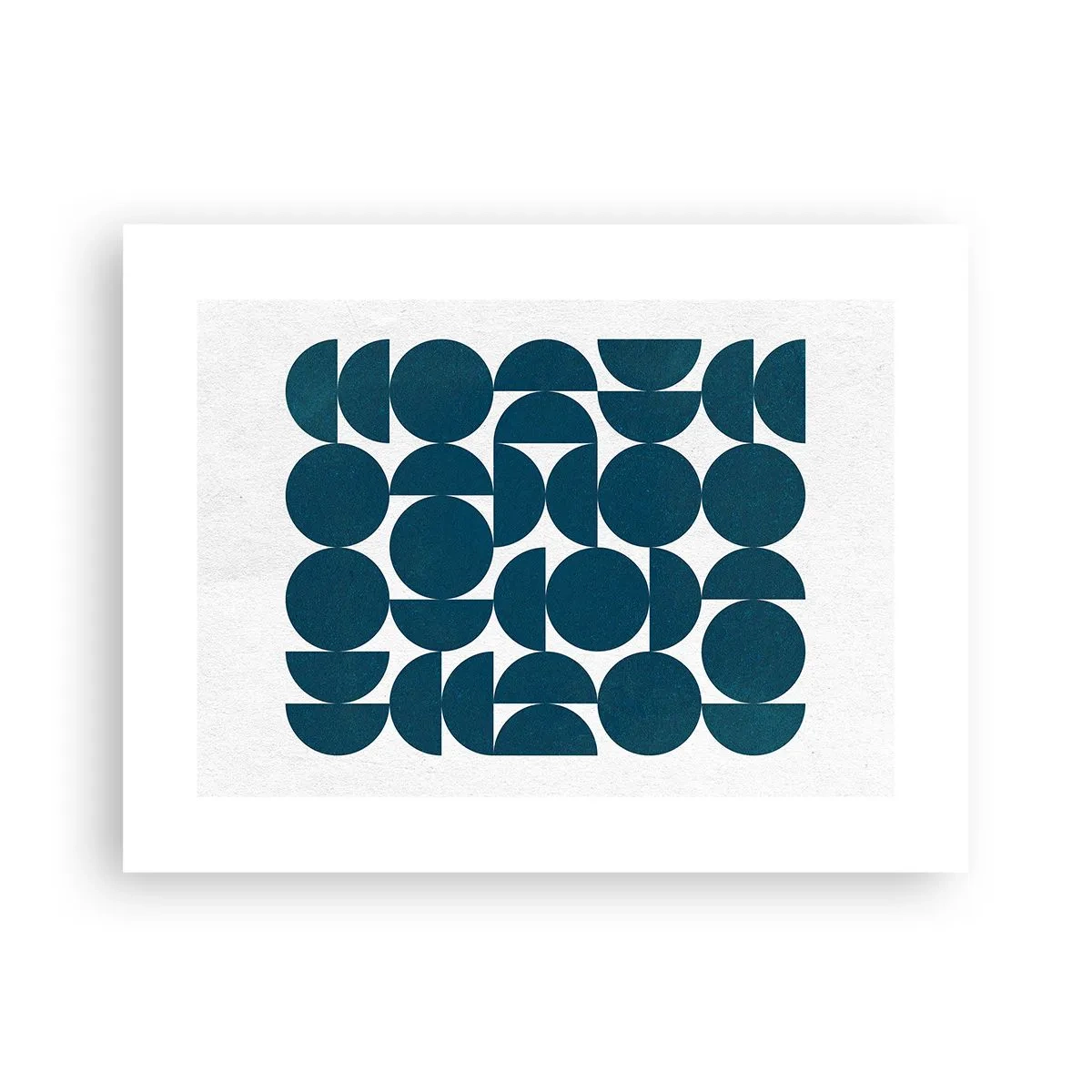 Poster - Circles and Semicircles - 40x30 cm