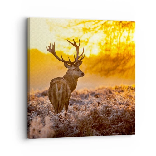 Canvas picture - King of Autumnal Forest - 30x30 cm