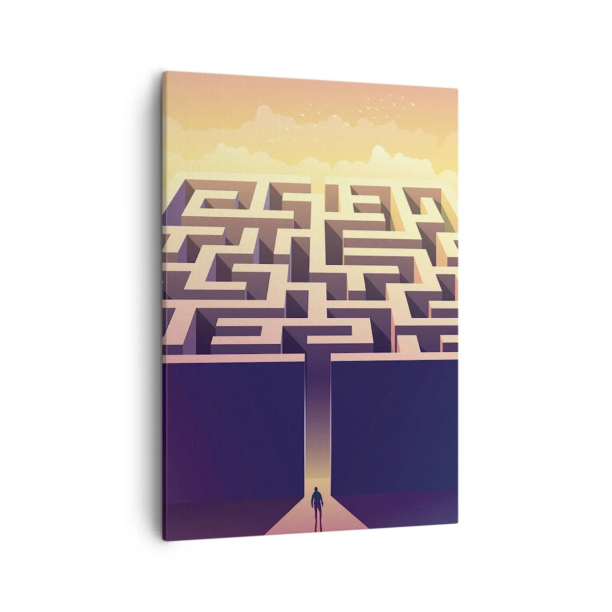 Canvas picture - Decision Time - 50x70 cm