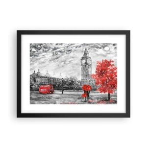 Poster in black frame - Exciting Day - 40x30 cm