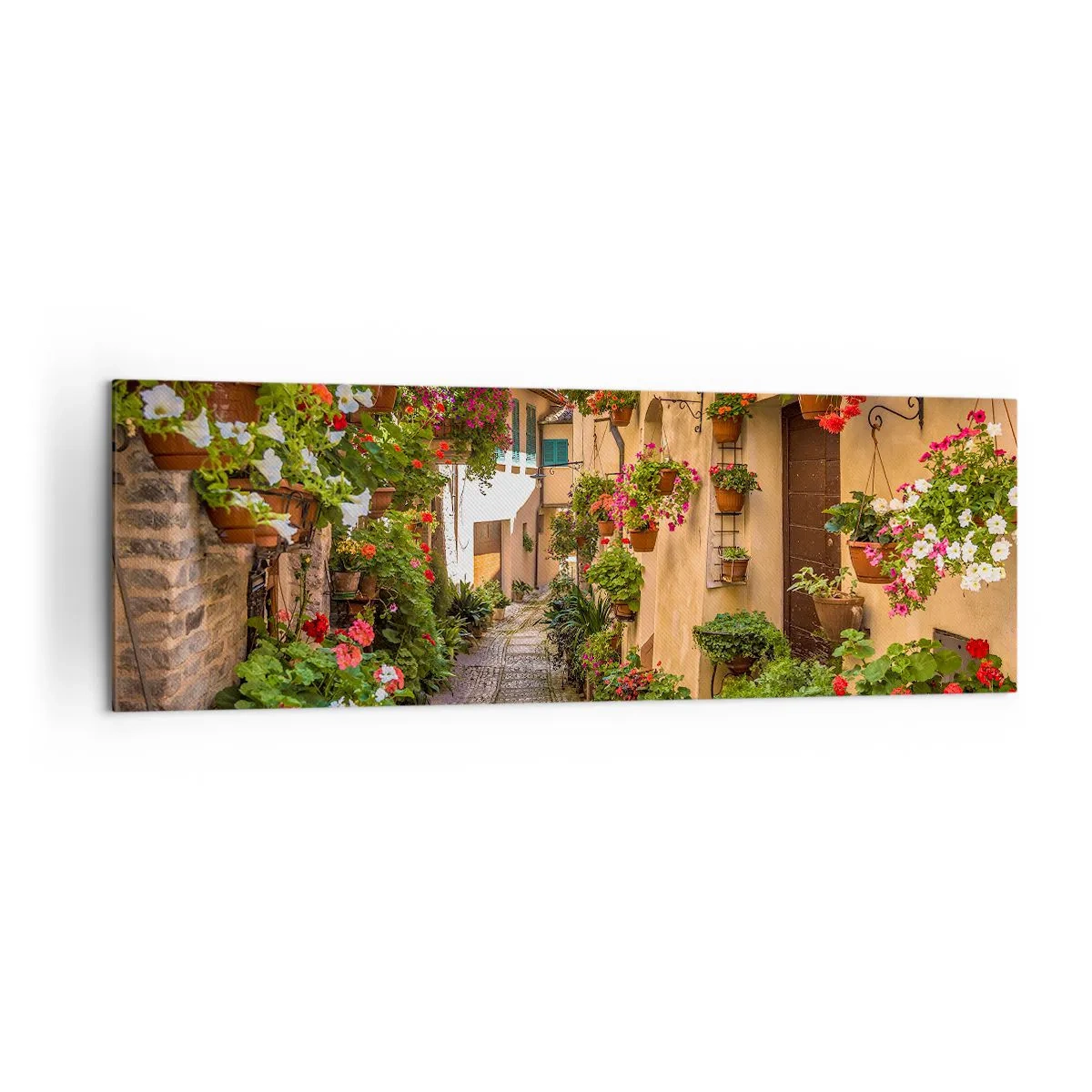 Canvas picture - Italian Back Street - 160x50 cm