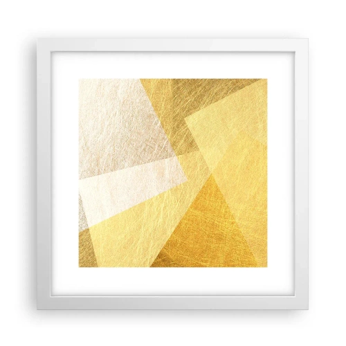 Poster in white frmae - Weather of Geometry - 30x30 cm
