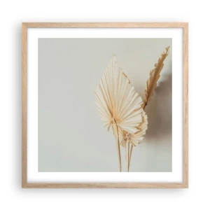 Poster in light oak frame - When It Needs Calming Down - 50x50 cm
