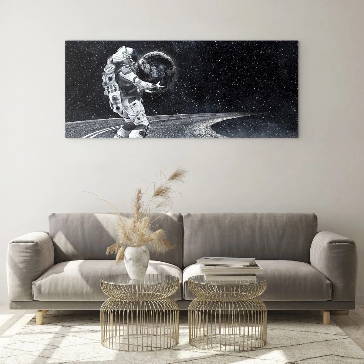 Glass picture - On the Milky Way - 160x50 cm