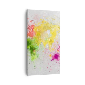 Canvas picture - All the Colours of the World - 55x100 cm