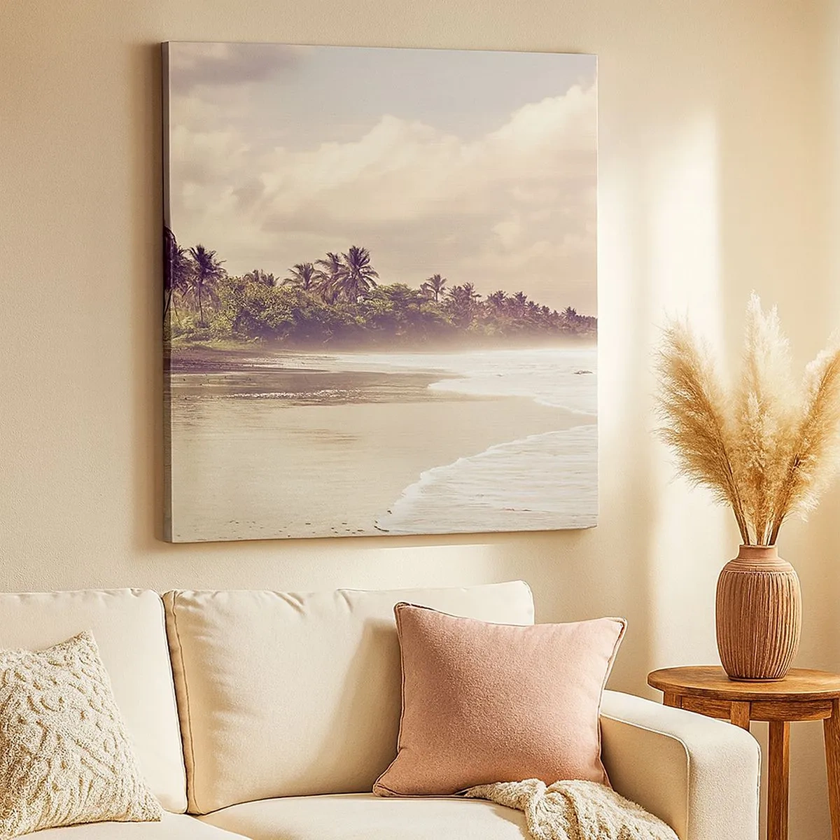 Canvas picture - Caress of the Waves - 30x30 cm