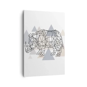 Canvas picture - Structure of Strength - 70x100 cm