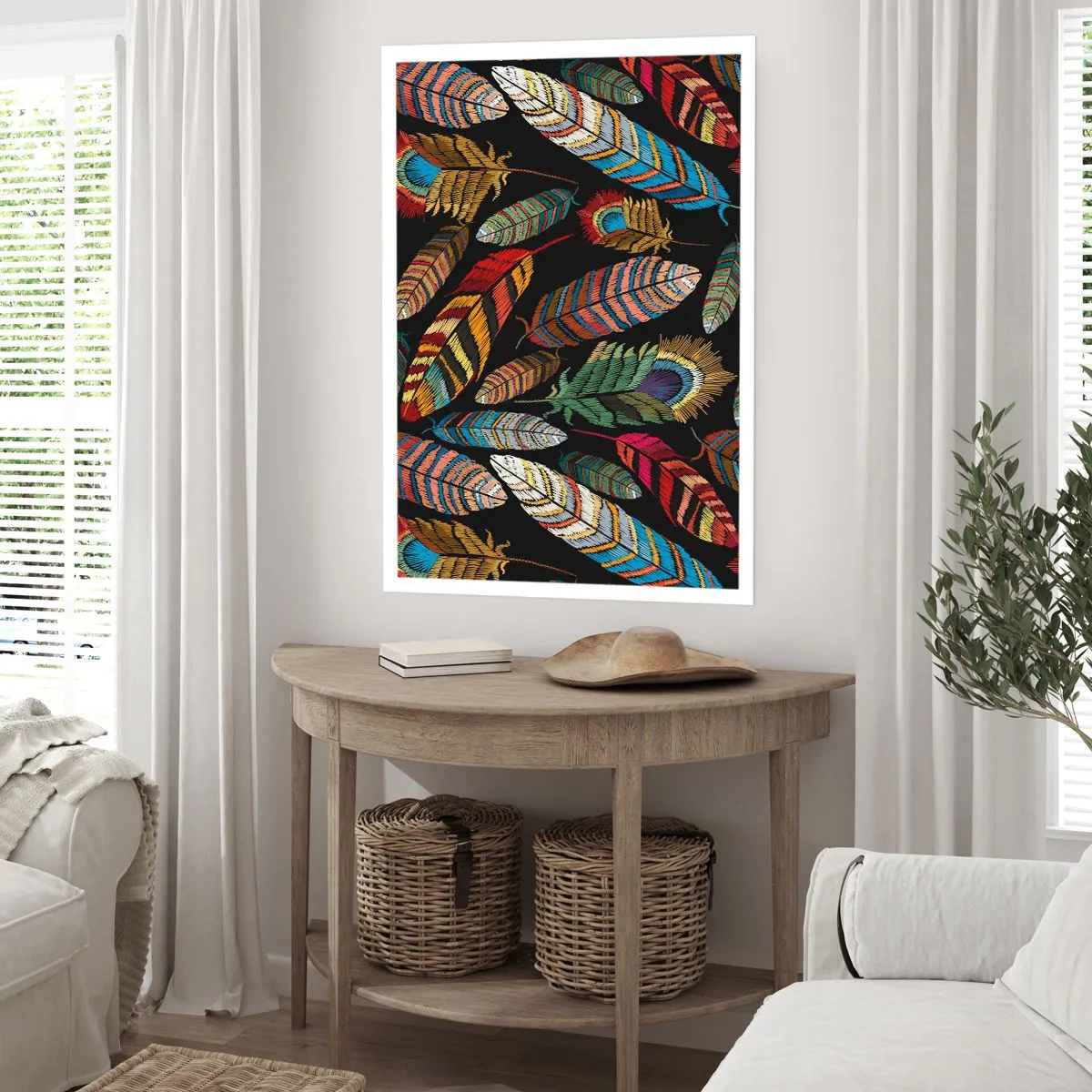 Poster - Bird Carnival - 40x50 cm