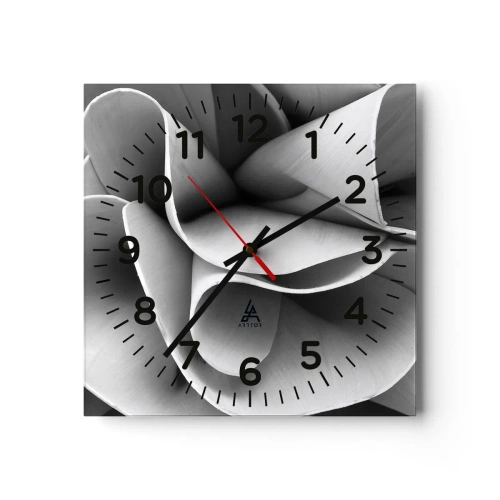 Wall clock - Clock on glass - It Is Happening in Space - 30x30 cm