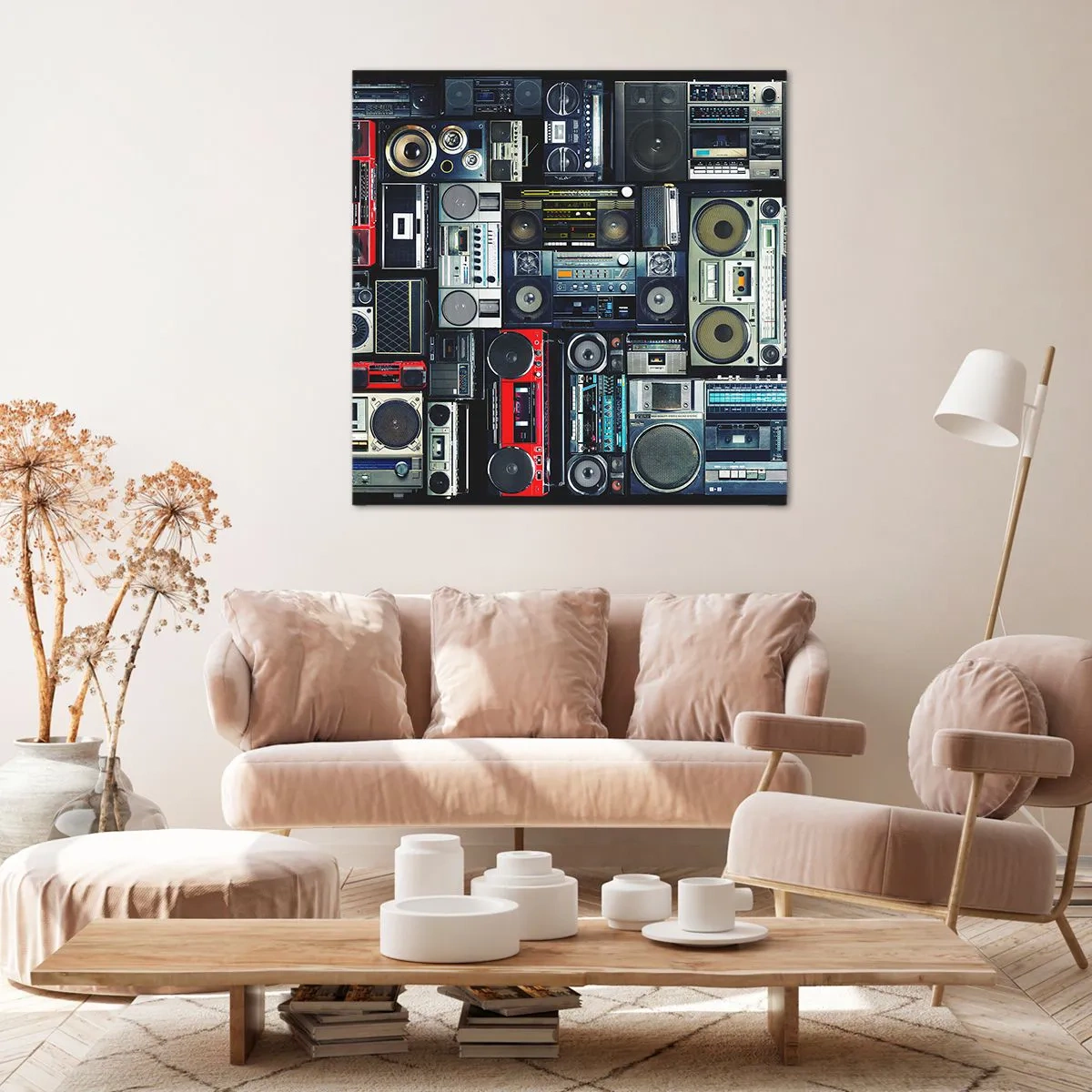 Canvas picture - Nostalgy for the 80-ies - 70x70 cm
