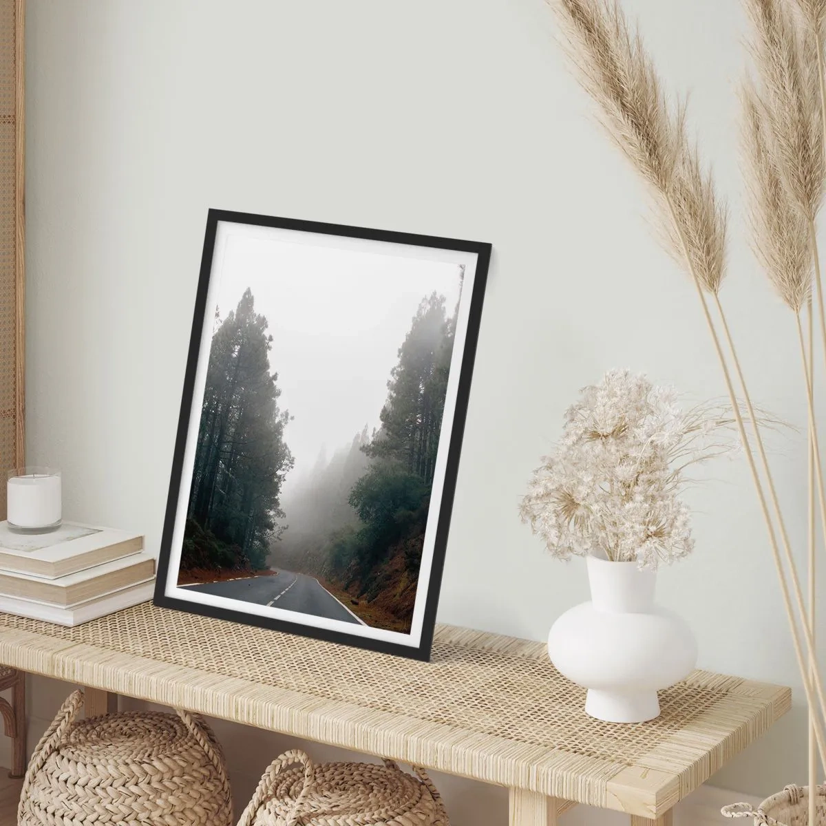 Poster in black frame - Tale of a Magic Forest - 70x100 cm