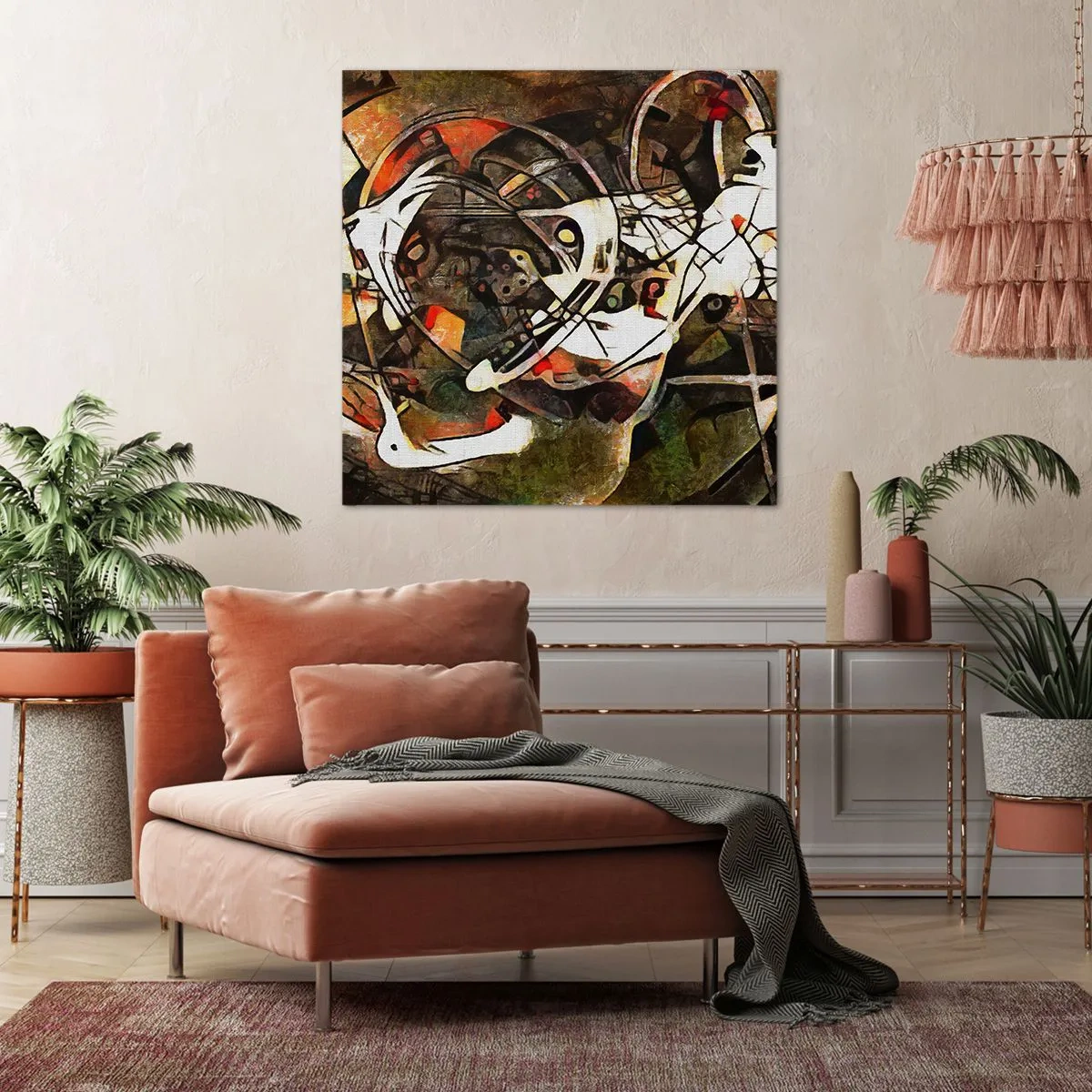 Canvas picture - Can You Hear Movement? - 60x60 cm