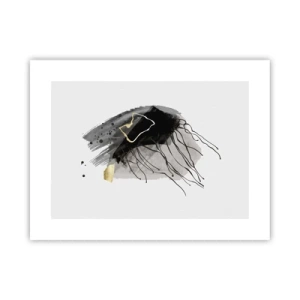 Poster - In Black and Gold - 40x30 cm