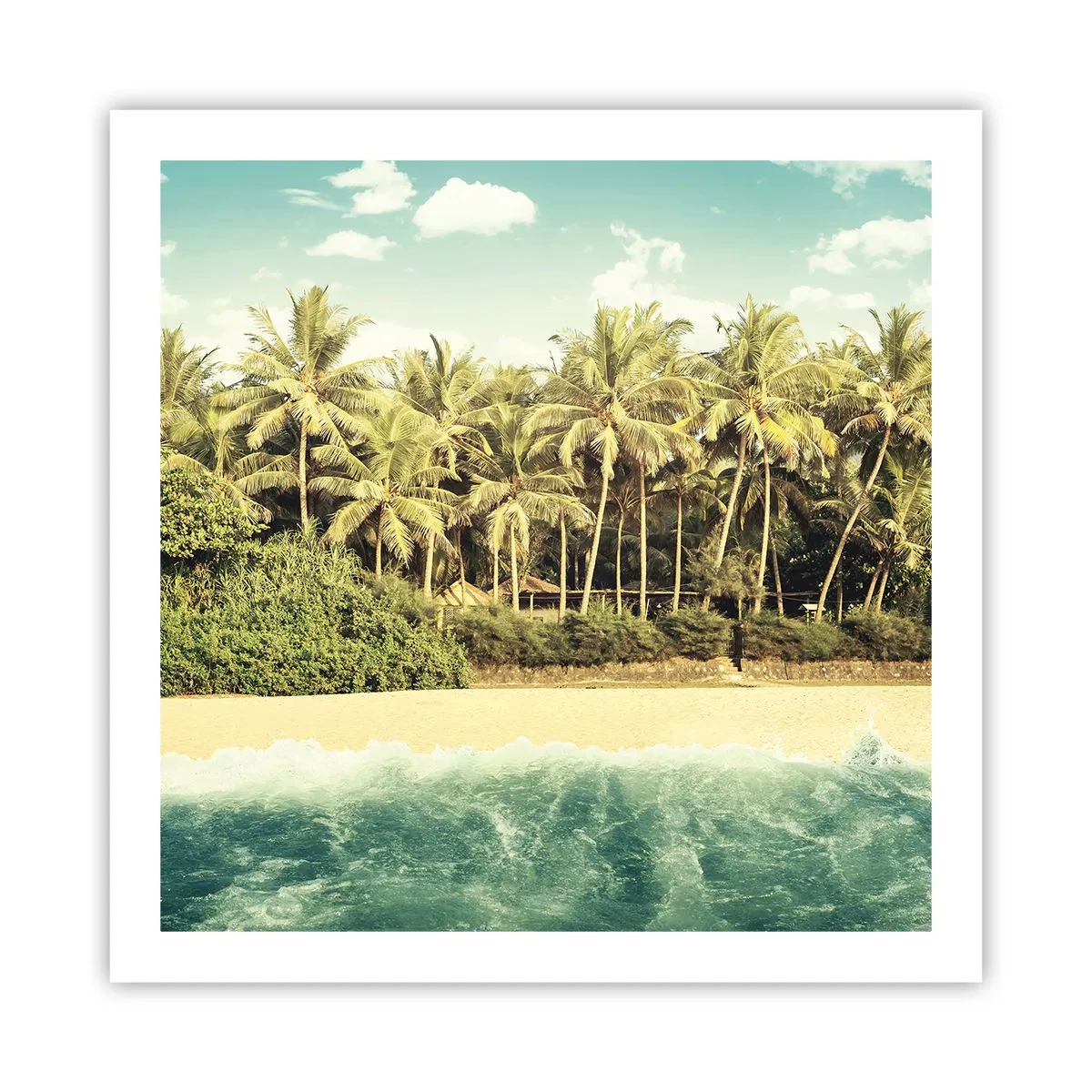 Poster - How about Here? - 60x60 cm