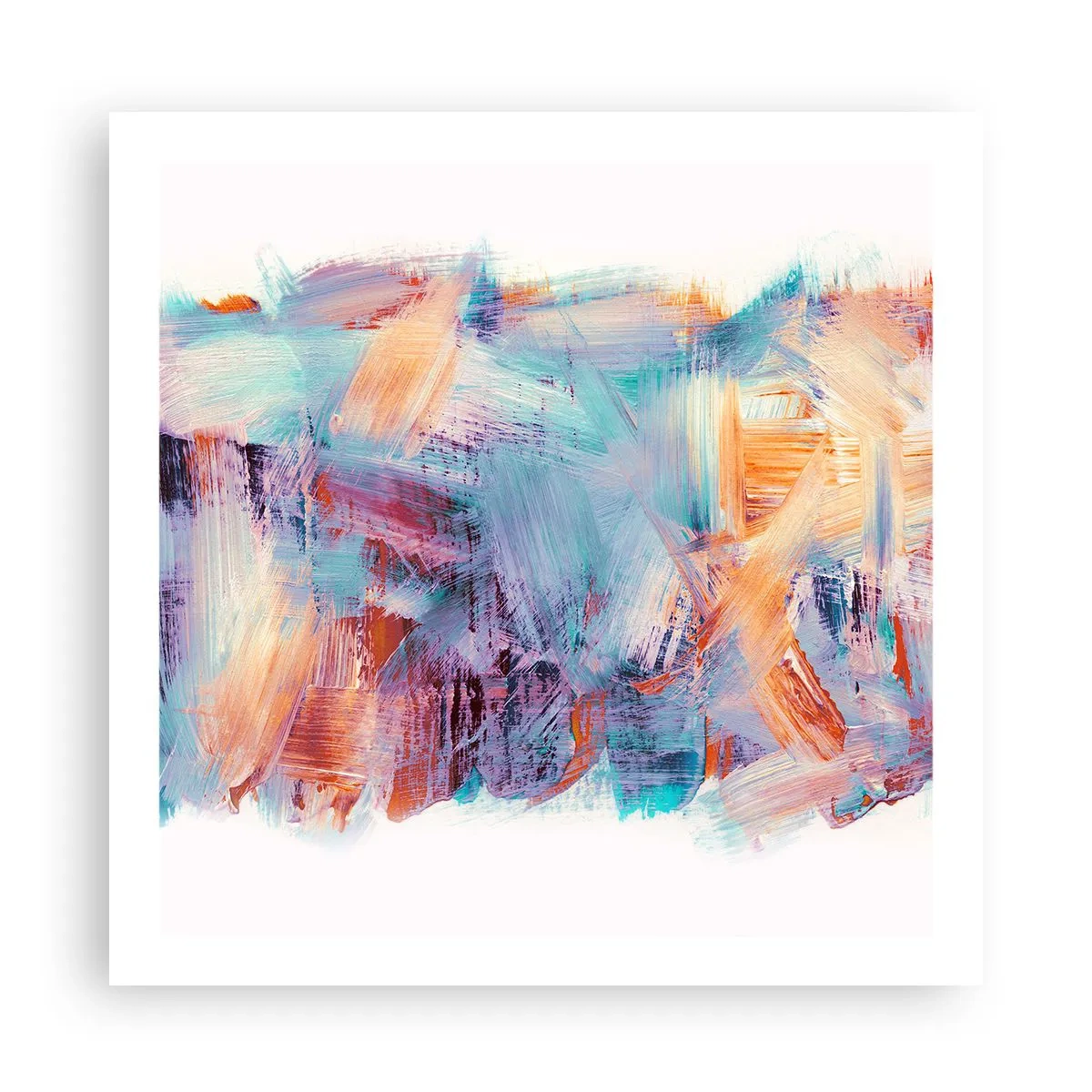 Poster - Colourful Mess - 60x60 cm