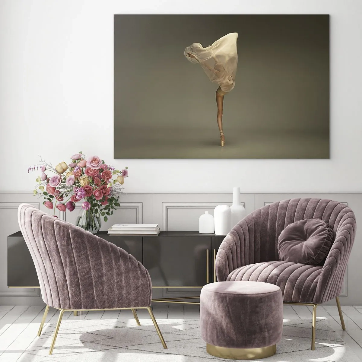 Glass picture - About To Fly - 100x70 cm