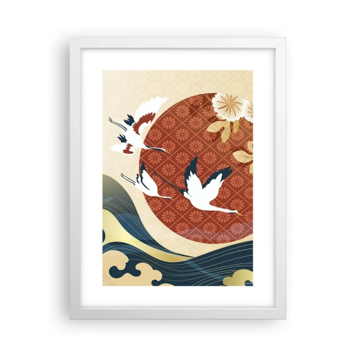 Poster in white frmae - Japanese Tale - 30x40 cm